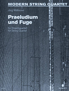 Praeludium Und Fuge by Widmoser Jorg for Str Quartet