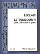 Le Tambourin by Leclair Jean-Marie for Cello and Piano