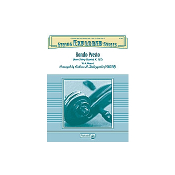 Rondo Presto From Str Quartet K 157
