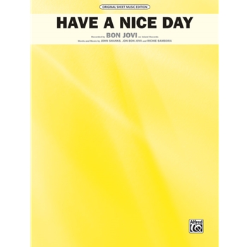 Have a Nice Day [Piano/Vocal/Chords]