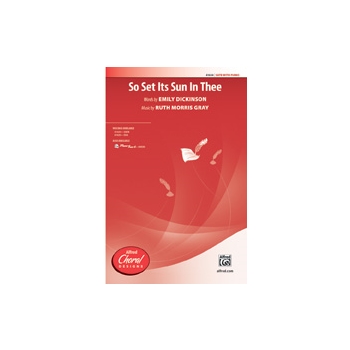 So Set Its Sun in Thee