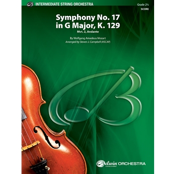 Symphony No. 17 in G Major, K. 129