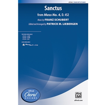 Sanctus from Mass No 4 D 452