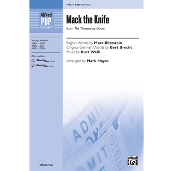 Mack the Knife - from The Threepenny Opera