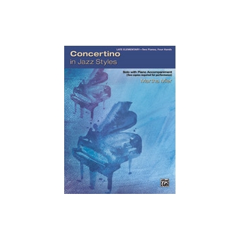 Concertino in Jazz Styles including "Blue Light Special", "Starlight Jazz", and "Strolling Along the Boardwalk" - Piano Duo (2 Pianos, 4 Hands)