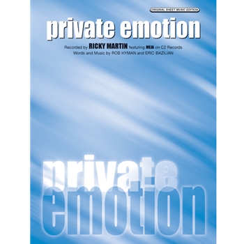 Private Emotion [Piano/Vocal/Chords]