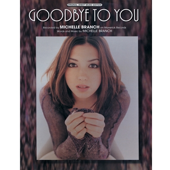 Goodbye to You [Piano/Vocal/Chords]