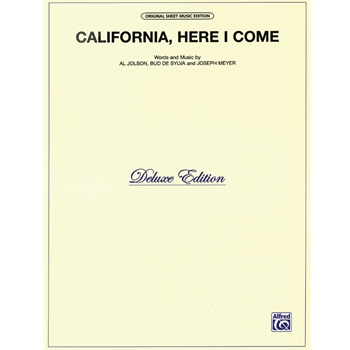 California Here I Come [Piano/Vocal/Chords]