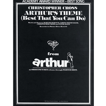Arthur's Theme (Best That You Can Do) [Piano/Vocal/Chords]