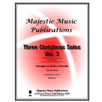 3 Christmas Solos For Clarinet Volume 3