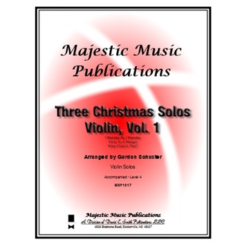 Three Christmas Solos -Violin Vol. 1