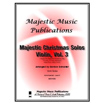 Maj. Christmas Solos -Violin, Vol. 3