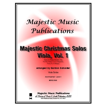 Maj. Christmas Solos -Viola, Vol. 1