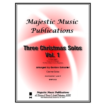 Three Christmas Solos, Clar. Vol. 1