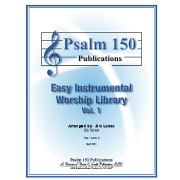 Easy Instrumental Worship Library   Volume 3  Bb Solos- Trp/Cornet