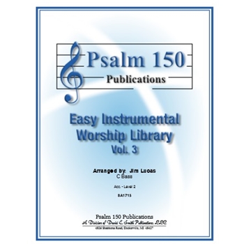 Easy Instrumental Worship Library   Volume 3  C    Bass  Solos