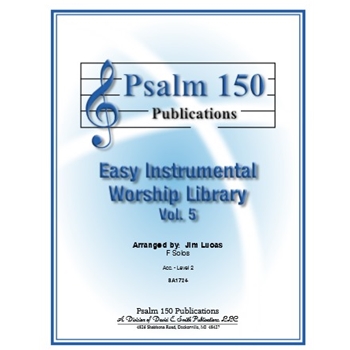 Easy Instrumental Worship Library     Volume 5 F  Solos