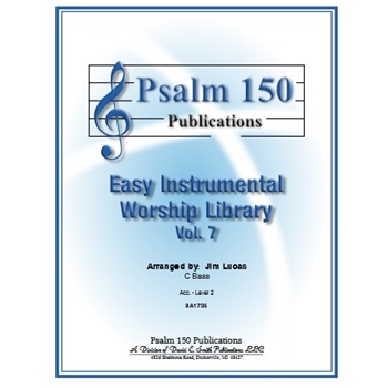 Easy Instrumental Worship Library     Volume 7 C    Bass  Solos