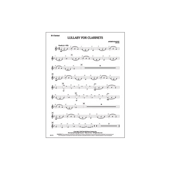 Lullaby For Clarinets