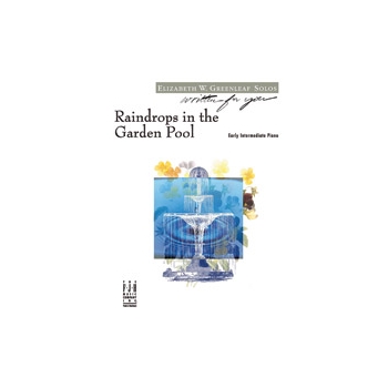 Raindrops In The Garden Pool