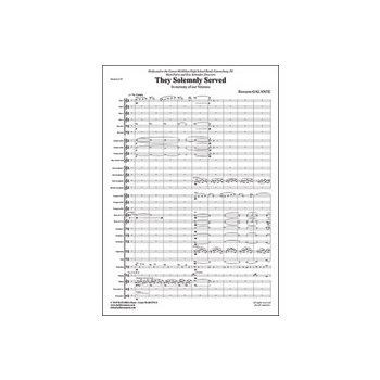 They Solemnly Served