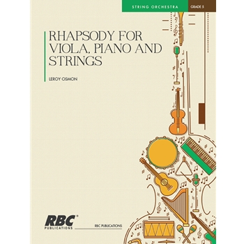Rhapsody For Viola, Piano And Strings