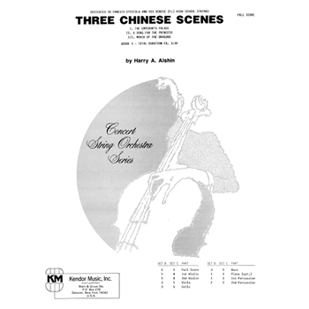 THREE CHINESE SCENES (Full Score)
