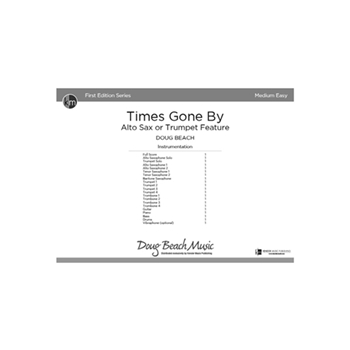 Times Gone By Alto Sax or Trumpet Feature