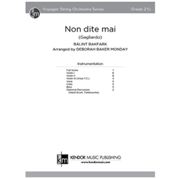 Non dite mai (Gagliardo)