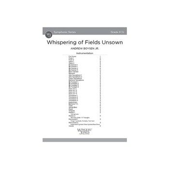 Whispering of Fields Unsown