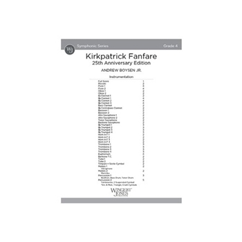 Kirkpatrick Fanfare 25th Anniversary Edition