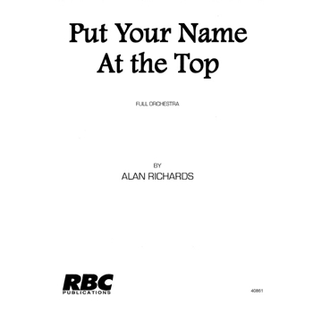 Put Your Name at the Top