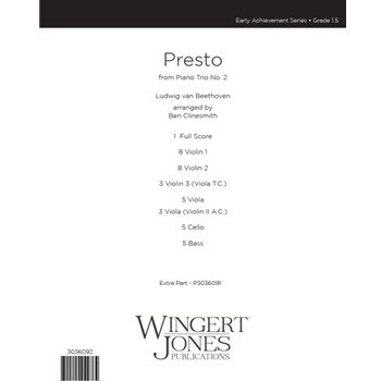 Presto (from Piano Trio No. 2)