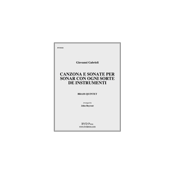 Canzona e Sonate Per Sonare con ogni Sorte de Instrumenti