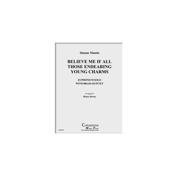 Believe Me If All Those Endearing Young Charms