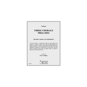 Three Chorale Preludes