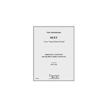 "Duet" From Songs Without Words