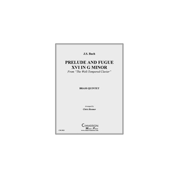 Prelude and Fugue XVI in G Minor