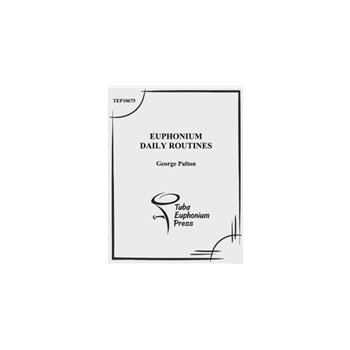 Euphonium Daily Routines Book