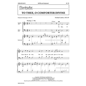 To Thee O Comforter Divine