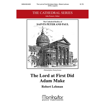 Lord At First Did Adam Make