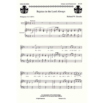 Rejoice in the Lord Always