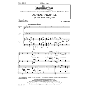 Advent Promise (Christ Will Come Again)