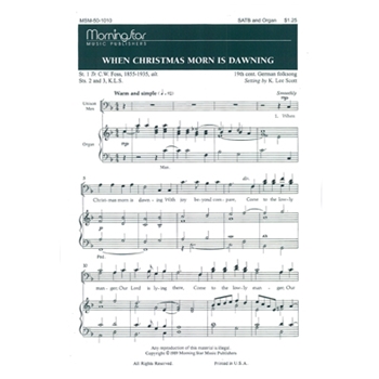 When Christmas Morn Is Dawning