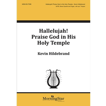 Hallelujah! Praise God in His Holy Temple (Full Score)