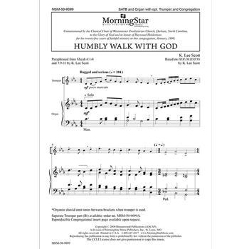 Humbly Walk with God