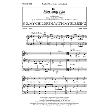Go, My Children, with My Blessing