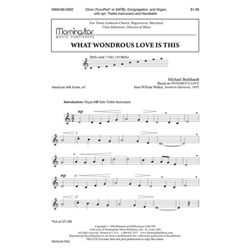 What Wondrous Love Is This