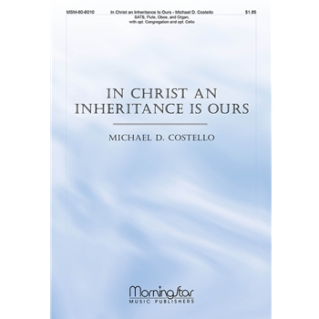 In Christ an Inheritance Is Ours (Choral Score)