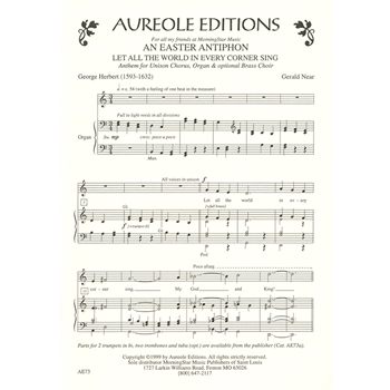 An Easter Antiphon (Choral Score)
